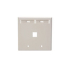 Leviton Number of Gangs: 2 High-Impact Plastic, Light Almond 42080-1TP